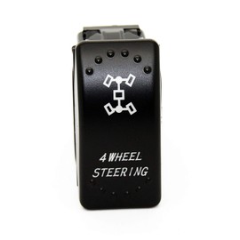 LED-Mafia 4x4 4 Switch – 4 Wheel Stering JJ62 – Symbol Toggle Switch Rocker Switch Car Boat Truck Light 12 V 24 V