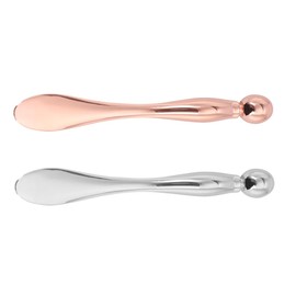 MERRYHAPY 2PCS Eye Cream Tool Portable Face Massager Stick for Skin Care Metal Eye Massager