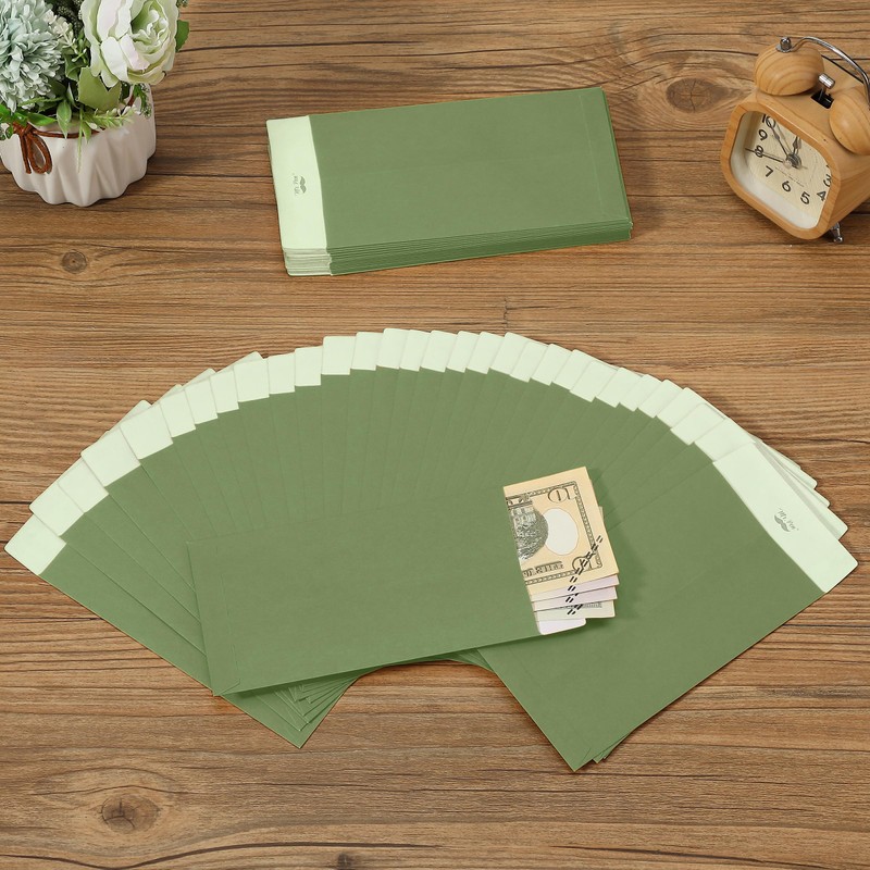 Mr. Pen- Money Envelopes for Cash, 100 Pack, 6.5" x