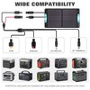 SOKIOVOLA 100W Portable Solar Panel for Power Station,ETFE Portable Foldable