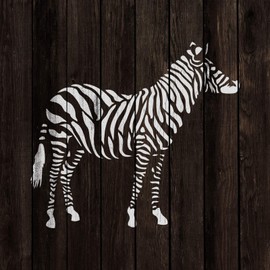 Zebra Stencil Template for Walls and Crafts - Reusable Stencils for Painting in Small & Large Sizes
