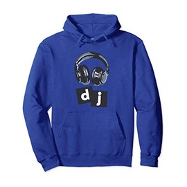 DJ with Headphones (Vintage) Pullover Hoodie