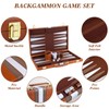 RERIVER Backgammon Set 2 Players Classic Backgammon Sets for Adults
