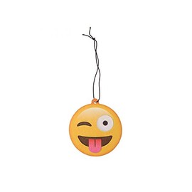 Fun and Funky Car Air Fresheners Lemon Fragranced Crazy Emoti