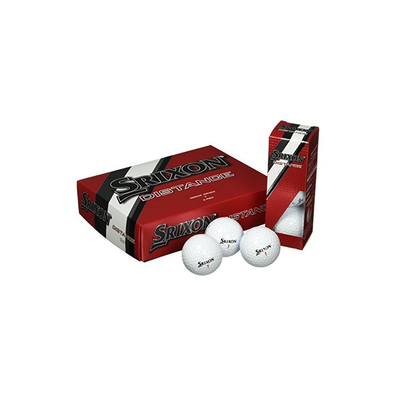 Srixon Distance Golf Balls, White, One Dozen (2014 Version)