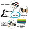 EExpress 16 PCS Resistance Band Set Yoga Pilates Abs Exercise