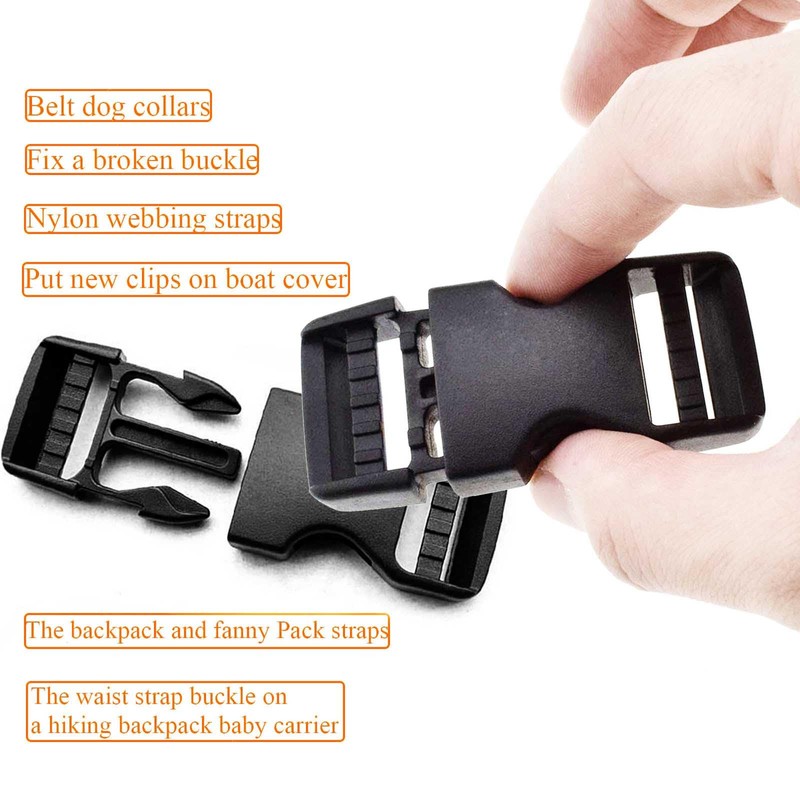 ONE WVW PIN Buckle 1 inch 4 Set, Quick Side