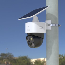 HOLACA Camera Mount Pole Mount for eufy Security SoloCam S340, Wall Mount for eufy Security SoloCam