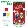 Christmas Nutcracker Toss Game Banner with 4 Bean Bags Christmas