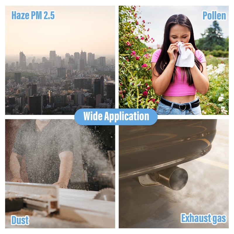 100 Pieces Nose Plug Filter Disposable Nose Dust Filters Bulk