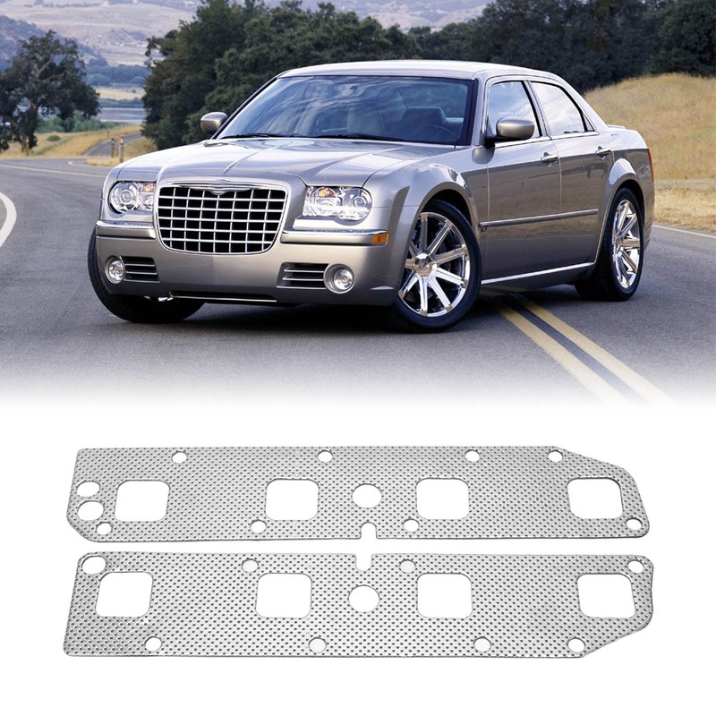 Exhaust Manifold Gasket Bolts Studs Kit 53013943AA Replacement for Dodge