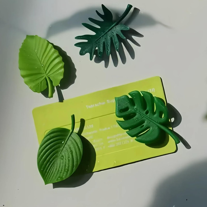 HannaFires 8pcs Creative Turtle Leaf Refrigerator Magnet Set – Fun