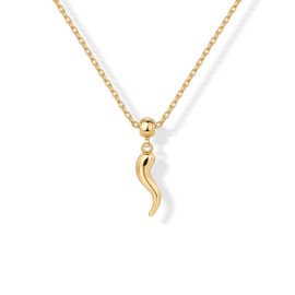 PAVOI 14K Gold Plated Whimsical Charm Pendant Necklaces for Women - Adjustable Sliding Chain Dainty Necklace Charms Pack - Customizable Cubic Zirconia Star Heart Religious Sports Pearl Pendants Set