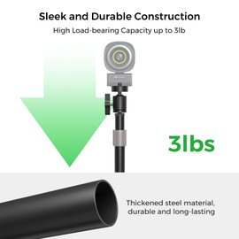 Nearstream Portable Desktop Microphone Stand,Upgraded Adjustable Table Mic Stand,360°Rotatable Desk Stand,Compatible VM33/VM46/AM10U/AM10B & Other Devices with 1/4"Thread