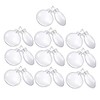 MAGICLULU 20pcs Fillable Round Transparent Clear Christmas Baubles Transparent Ball