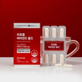 비타민마을 [비타민마을] 종근당홀딩스 경보제약 리포좀 비타민C 골드 1000mg 30정 x 3박스 (총3개월분)