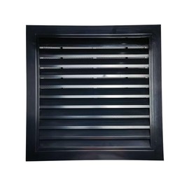 12" X 12" Premium Aluminum Attic Vent - Removable Filter Screen Design, Perfect for Gable Vents and Sheds - Durable Construction for Optimal Roof Ventilation，Vent Opening: 10" x 10"
