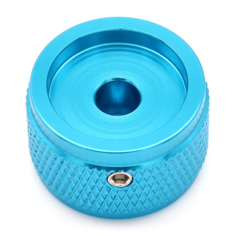 Unbranded 4pcs Blue Guitar Knobs Aluminum Alloy Volume Audio Potentiometer