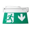 Exit Sign LED Battery Powered Emergency Safety Facilities Acrylic ABS