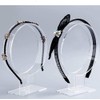 2pcs Clear Acrylic Headband Display Stand Headwear Holder Hairband Organizer