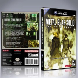 Unbranded GameCube Replacement Case - NO GAME - Metal Gear Solid - The Twin Snakes