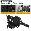 NouraVita Self-Locking Gate Latch Heavy Duty Post Mount Wood/PVC Fence