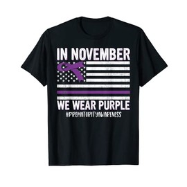 Prematurity Awareness Ribbon USA Flag Women Men T-Shirt