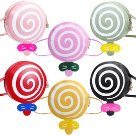 Chunful 6 Pcs Mini Purse Crossbody Purse Gifts Bag Shoulder Handbag Gift(Lollipop Style)