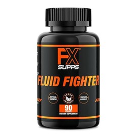 FXSUPPS Fluid Fighter – Herbal Diuretic Supplement, 90 Capsules with Potassium and Vitamin B6 for Bloating Relief, Hydration Balance, and Muscle Cramp Support
