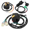 M MATI Handlebar Key Starter Relay Switch Kit for Honda