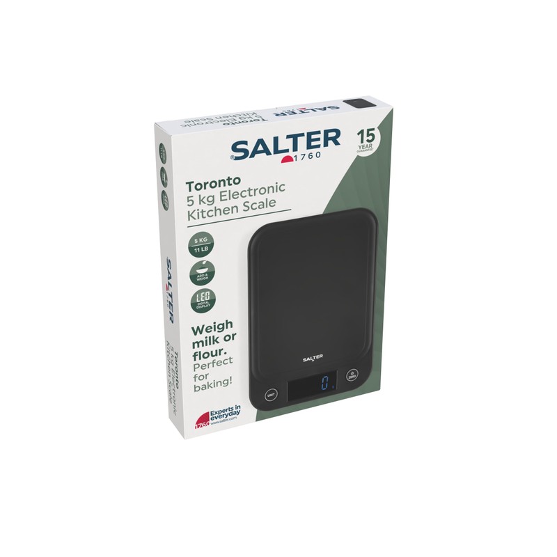 Salter Toronto Digital Kitchen Scale – Electronic Food Weighing Scales
