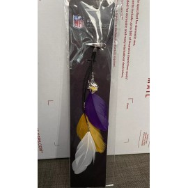 Minnesota Vikings Fan Feathers Clip In Team Feather Hair Extension New