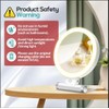 B Beauty Planet Magnifying Mirror with Light 30X, Double-Sided 1X/
