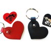 JAJABOON Heart-Shaped Pick Case Key Chain with Beard, Guitar Pick