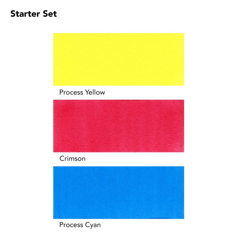 Daler Rowney FW, Set di inchiostri acrilici, 6 colori luccicanti