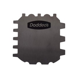 Daddeo's Stainless Steel Barbecue Grill Scraper | Bristle Free | Safe for Gas, Charcoal, Pellet, Wood Burning Grills and Smoker | Gadgets for Men