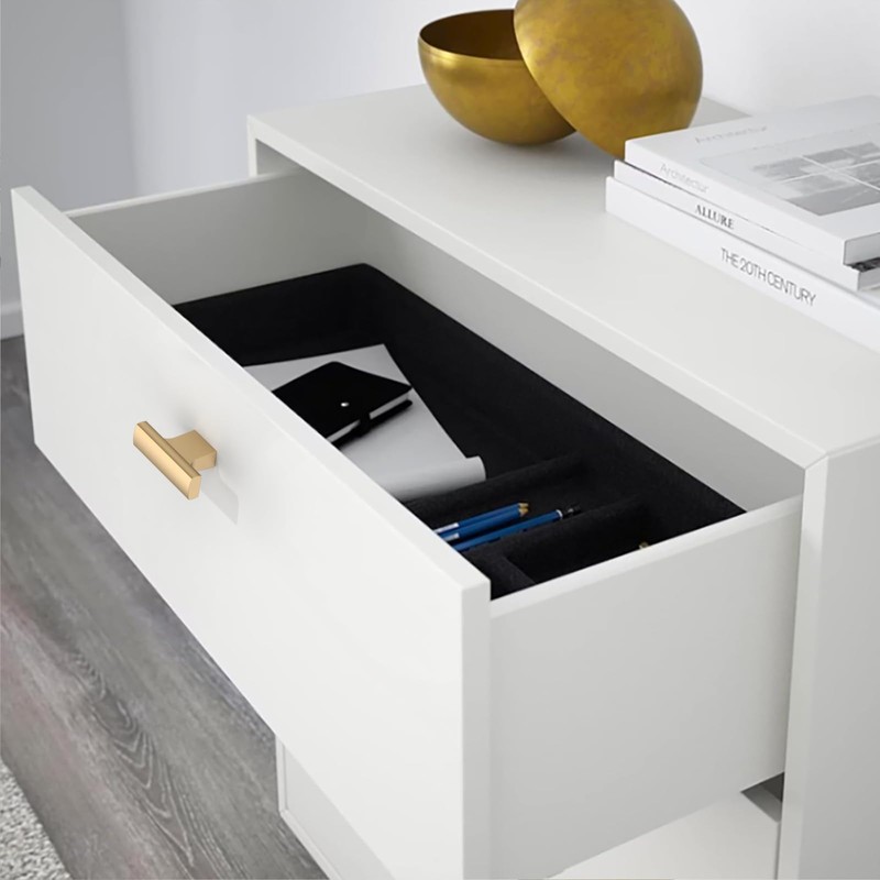 ROMATEE 10 Pack Champagne Bronze Cabinet Knobs 2 Inch (50MM)