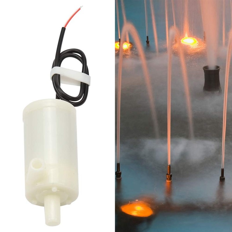 CHICIRIS Mini Submersible Pump, DC 3V/5V/6V Micro for Fountain Aquarium