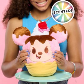 Just Play Strawberry Sundae Waffle Bowl Minnie Mouse, Kids Toys for Ages 0