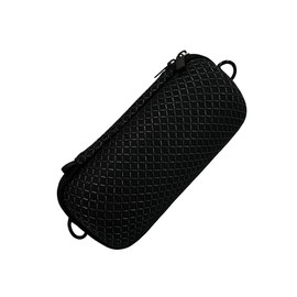 Ekoomar Flip 7 Portable Speaker Travel Case - Soft Protective Sleeve Cover for Flip 7 Speaker Case - Accessories with Hard Case + Shoulder Strap+ Carabiner - Black