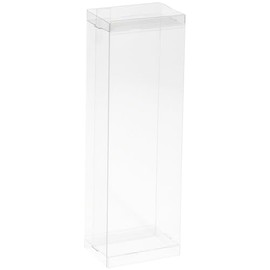 DollSafe Clear Folding Display Box for Thin 7-8 inch Dolls and Action Figures, 3" W x 2" D x 8.5" H, Pack of 20