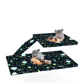 YKD Fitted Liners for Ferret Nation, Critter Nation Cage Accessories Kit, for Ferrets, Chinchillas, Rats, Fancy Rat & Other Small Animals (Single Unit Set - A)