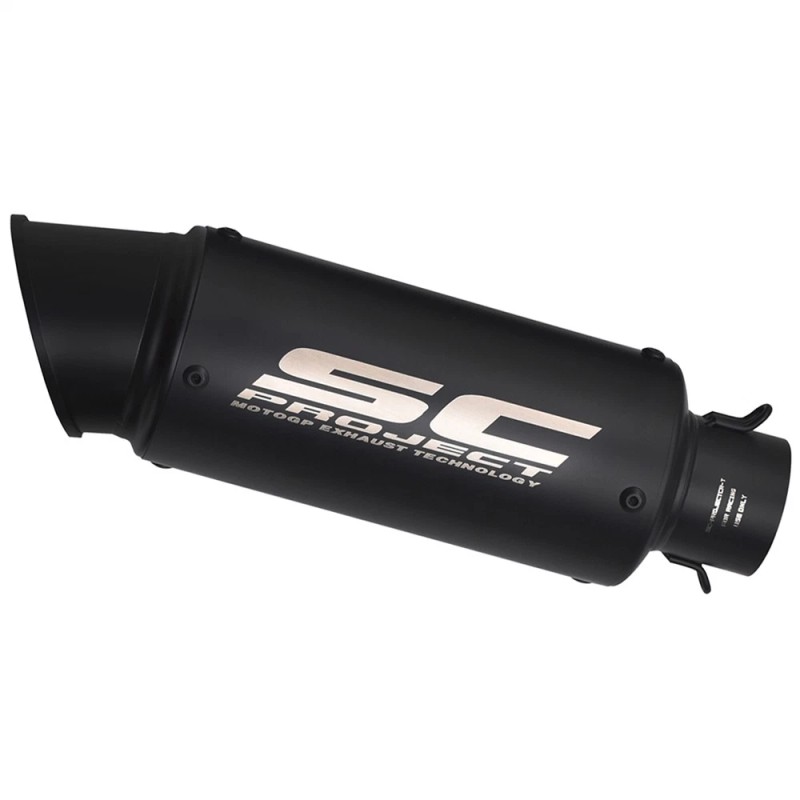 Unbranded Modified Exhaust Mid Pipe Black Muffler Slip for DUKE