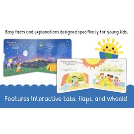 Little Wonders SPACE - Introduction to the Solar System: Multi-Activity Children's Board Book Including Flaps, Wheels, Tabs, and More