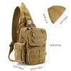G4Free Tactical EDC Sling Bag Shoulder Army Molle Daypack Military