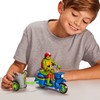 Turtles Mutant Mayhem - Motorcycle Sidecar and Raffaello Figure, Compatible