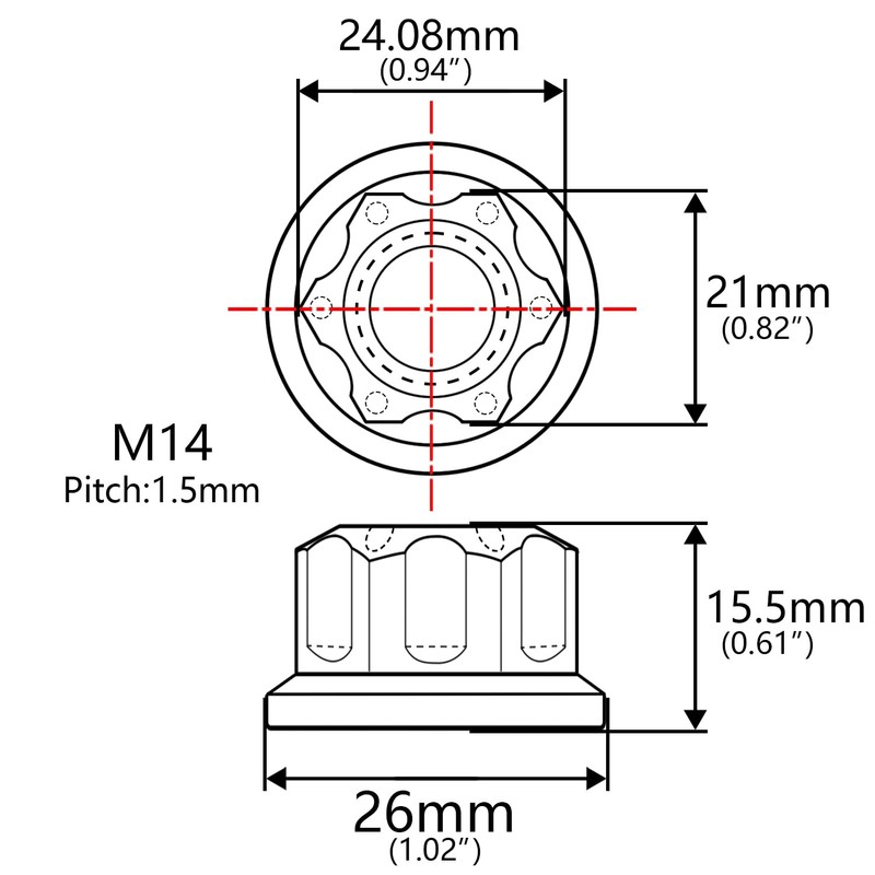 Wanyifa Titanium M6 M8 M10 M12 M14 M16 Flange Bolt