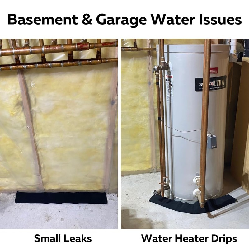 Evelots Water Absorber Snake Sock -2 Pack-Reusable Water Barrier -