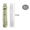Olivia Rocco Extra Long Hot Water Bottle with Super Soft
