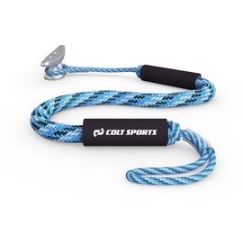 Colt Sports Bungee Dock Line, Jet Ski Dock Line, Bungee Dock Lines for Boats, Boat Tie Off Rope, Strong Dock Line for Jet Ski, Mooring Rope for Boats (Blue, White, Black, 5FT)